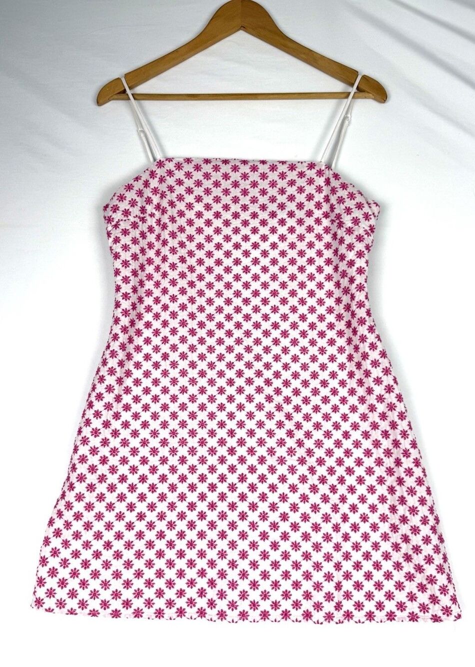 Trixxi Pink White Daisy Mini Dress Medium Altar’d State Floral